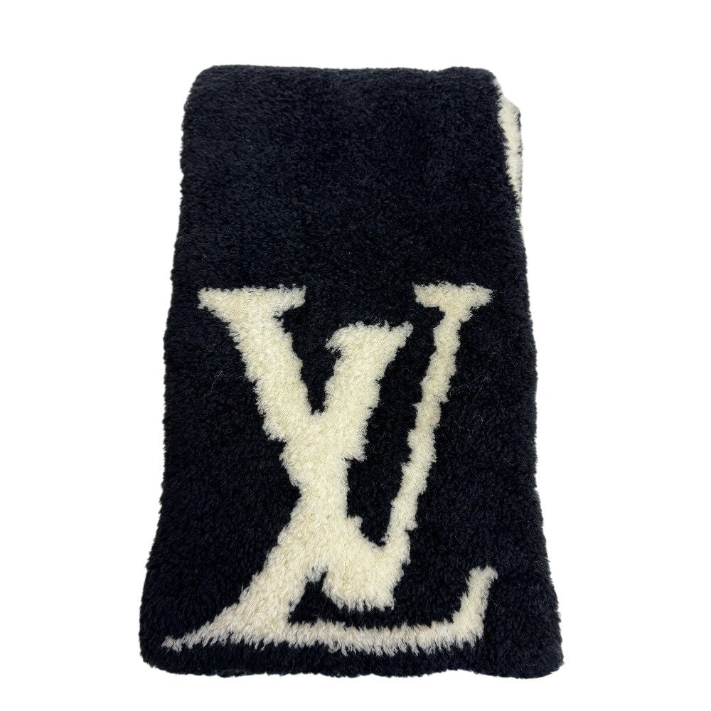 Louis Vuitton Confit Muffler Black Scarf — view 2