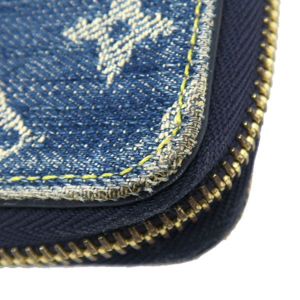 Louis Vuitton Monogram Denim Nigo Zippy Wallet Vertical — view 7