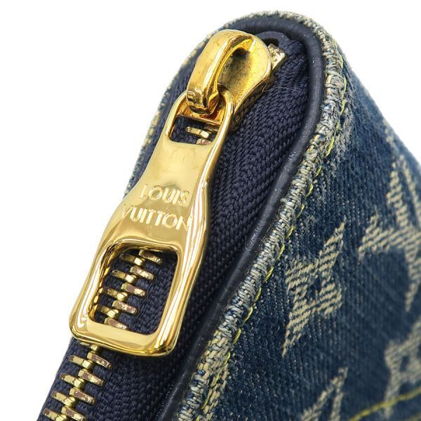 Louis Vuitton Monogram Denim Nigo Zippy Wallet Vertical — view 5