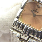 Fendi Horology Stainless Steel Quartz Analog Display Pink Gold Dial — view 7