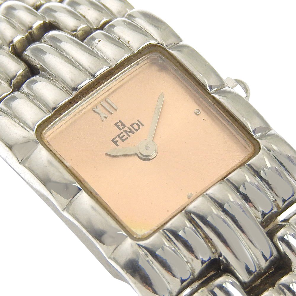 Fendi Horology Stainless Steel Quartz Analog Display Pink Gold Dial — view 3