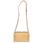 Chanel Boy 25 Lambskin Chain Shoulder Bag — view 2