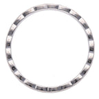 Chanel Coco Crush Small 18K White Gold Quilted Ring 61 — view 6