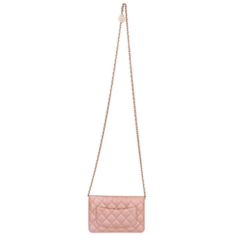 Chanel Quilted Lambskin Chain Wallet — view 2