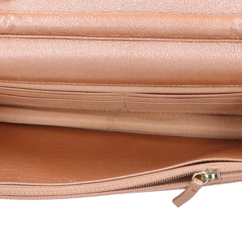 Chanel Quilted Lambskin Chain Wallet — view 5