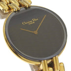 Dior Bakira 46 Gold Plated Quartz Analog Display Black Dial — view 3