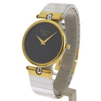 Dior Christian Stainless Steel Gold Plated Silver Quartz Analog — view 2
