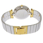 Dior Christian Stainless Steel Gold Plated Silver Quartz Analog — view 5