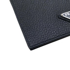 Prada Card Case Passport Calf Leather Triangle Logo — view 3