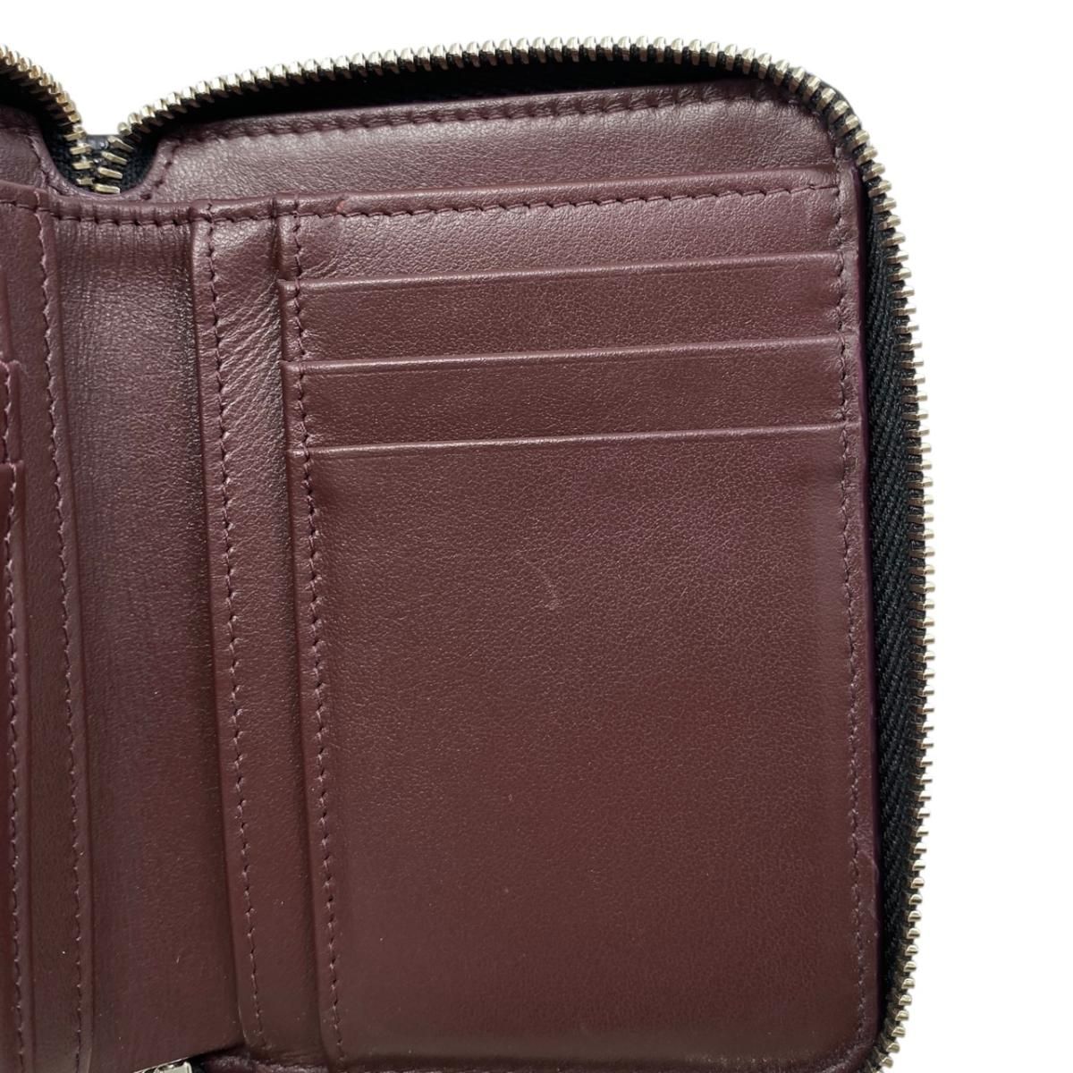 Chanel Bifold Wallet Small Zip Quilted Caviar Leather CC Logo — view 9