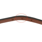Hermes Bracelet Double Tour Black Brown Silver XS Reversible — view 9