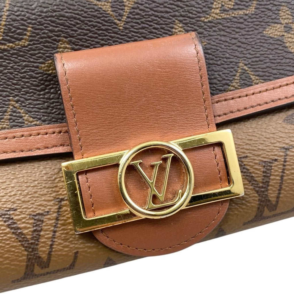 Louis Vuitton Bifold Long Wallet Portefeuille Sarah Dauphine Monogram — view 5