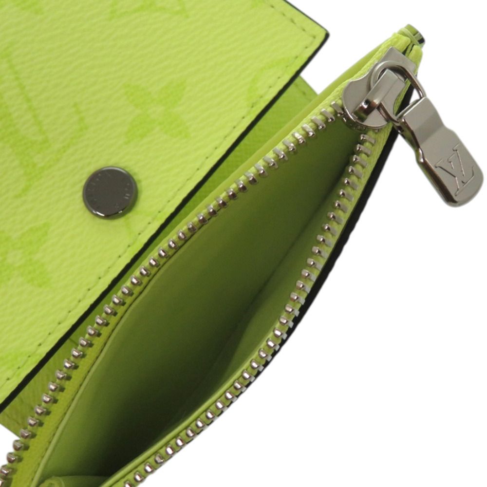 Louis Vuitton Monogram Victor Wallet Taigarama Taiga Fluorescent — view 7