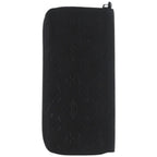 Louis Vuitton Zippy Wallet Vertical Shadow Leather Black LV Long — view 3