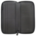 Louis Vuitton Zippy Wallet Vertical Shadow Leather Black LV Long — view 4
