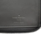 Louis Vuitton Zippy Wallet Vertical Shadow Leather Black LV Long — view 7