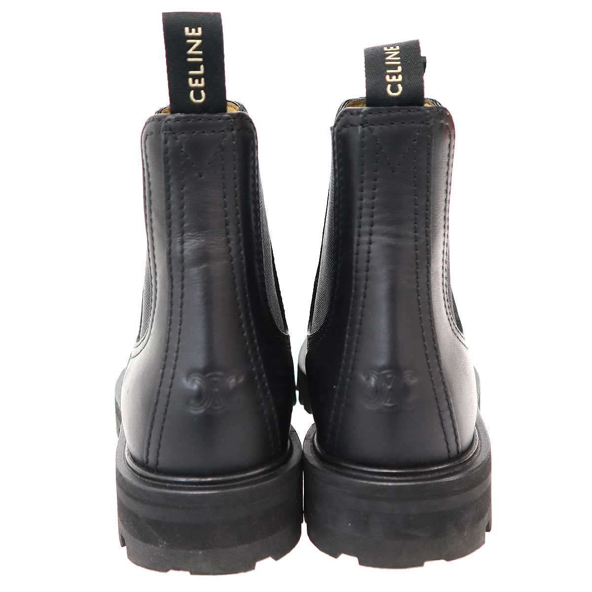 Celine Margaret Side Gore Chelsea Boots Black 36 — view 3