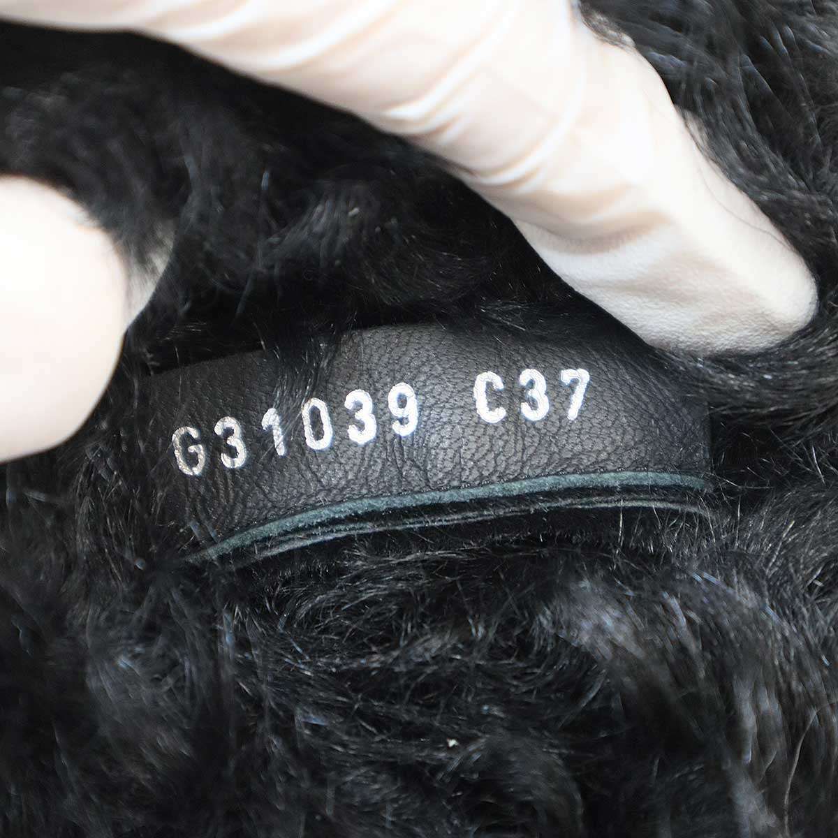 Chanel CC Logo Mouton Leather Long Boots Black 37 — view 5