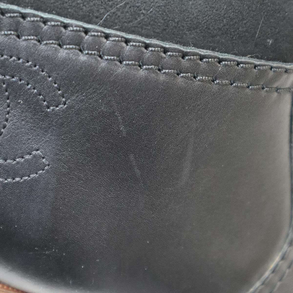 Chanel CC Logo Mouton Leather Long Boots Black 37 — view 7