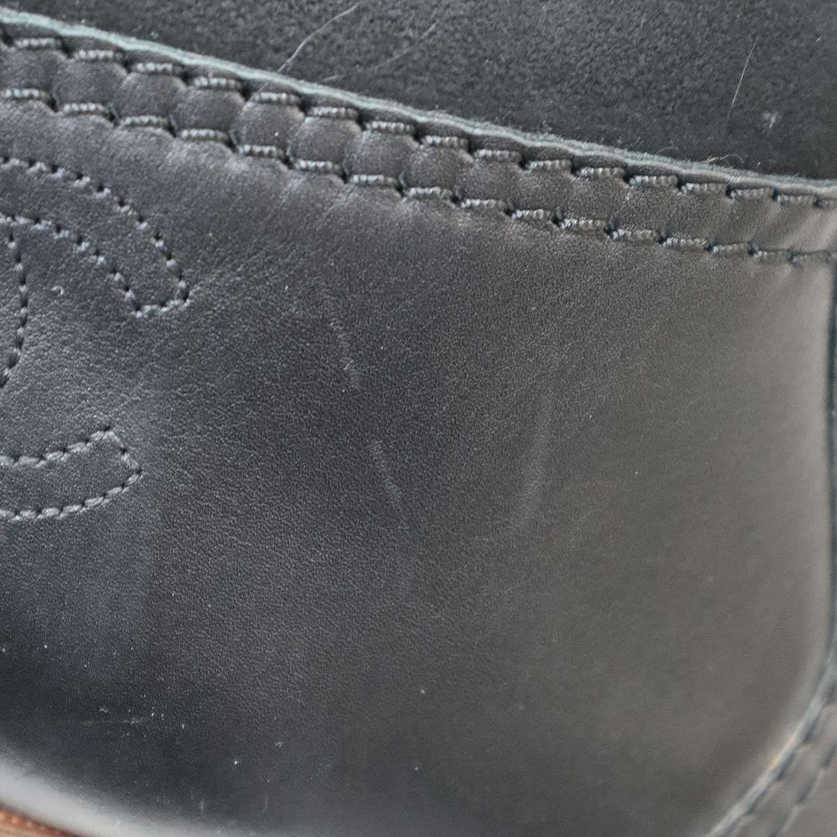 Chanel CC Logo Mouton Leather Long Boots Black 37 — view 7