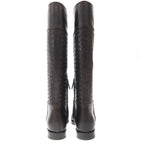 Bottega Veneta Intrecciato Leather Long Boots Brown 36 — view 3