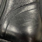 Dior Christian Ground Leather Belt Combat Boots Black 36.5 — view 9