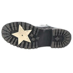 Dior Christian Ground Leather Belt Combat Boots Black 36.5 — view 4