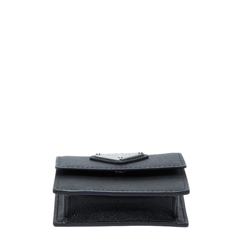 Prada Pouch Black Saffiano Leather — view 3