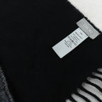 Dior Au Bree Double Face Muffler Gray Cashmere Wool Scarf — view 7