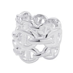 Hermes Ring Chaine D'ancre GM Enchainee Silver 48 — view 2