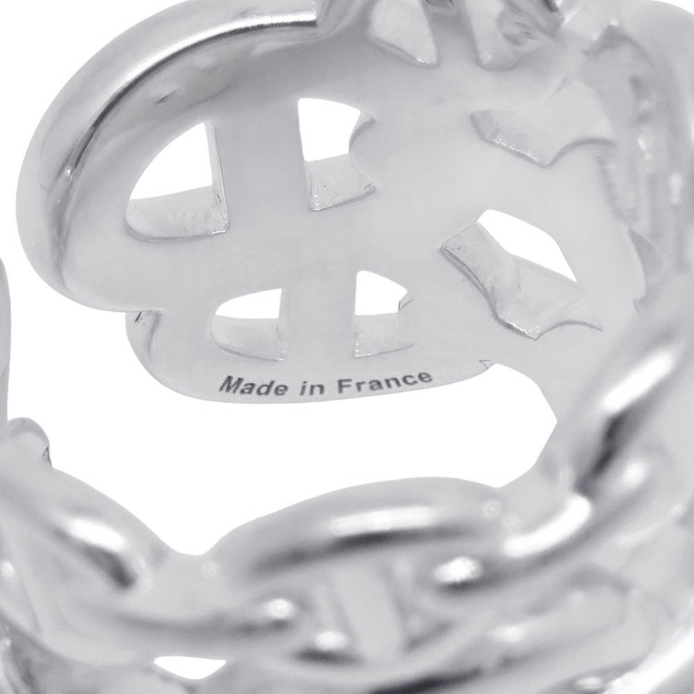 Hermes Ring Chaine D'ancre GM Enchainee Silver 48 — view 9