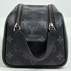 Louis Vuitton Dop Kit Pouch Travel Bag Second Damier Graphite Black — view 7