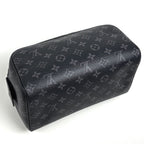 Louis Vuitton Dop Kit Pouch Travel Bag Second Damier Graphite Black — view 2
