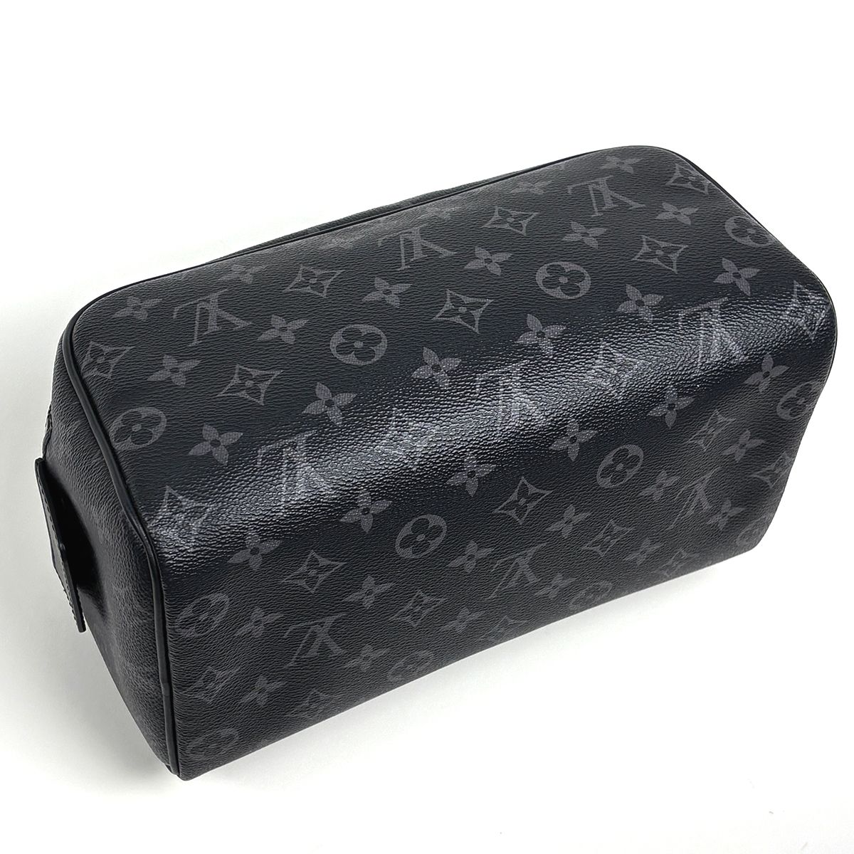 Louis Vuitton Dop Kit Pouch Travel Bag Second Damier Graphite Black — view 2
