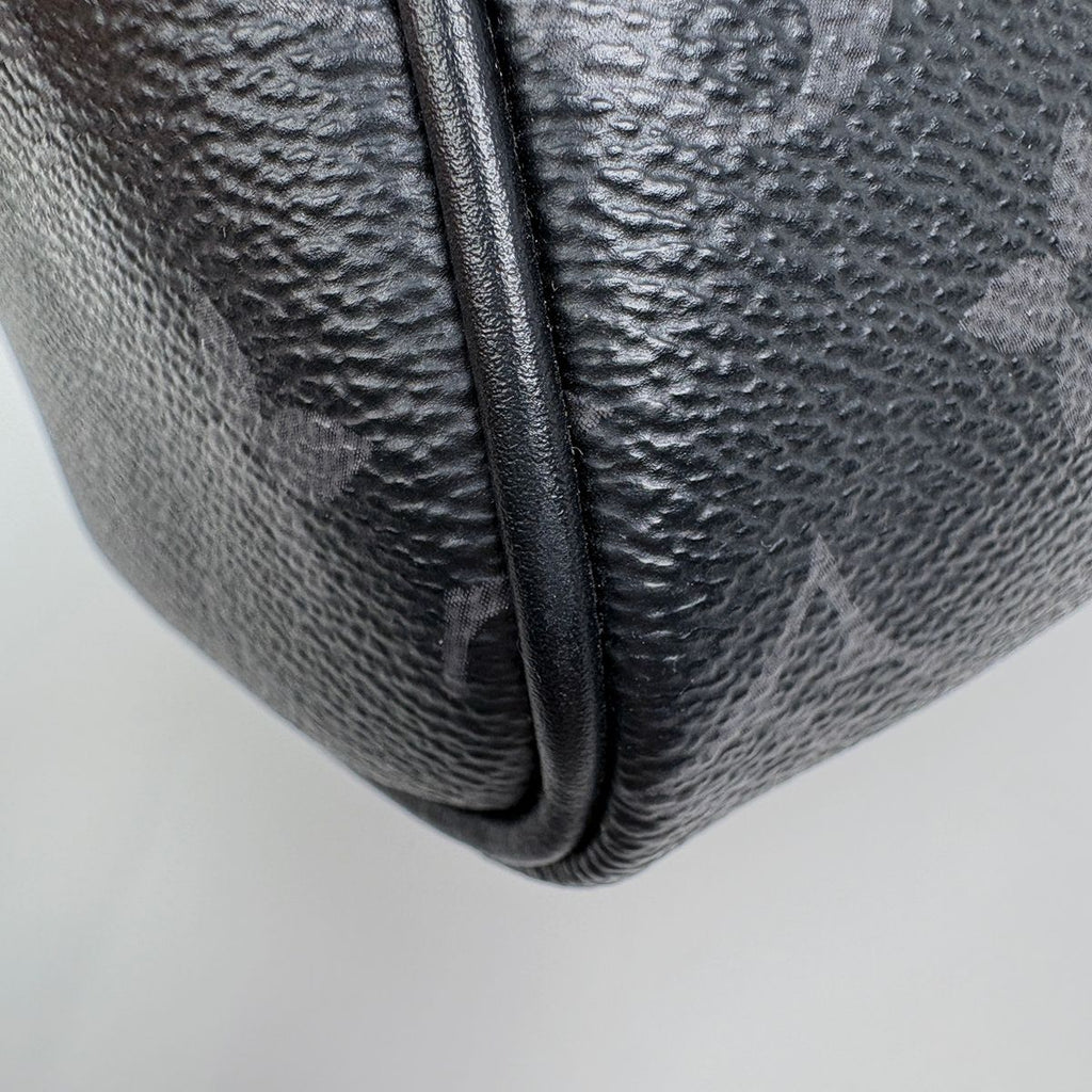 Louis Vuitton Dop Kit Pouch Travel Bag Second Damier Graphite Black — view 3