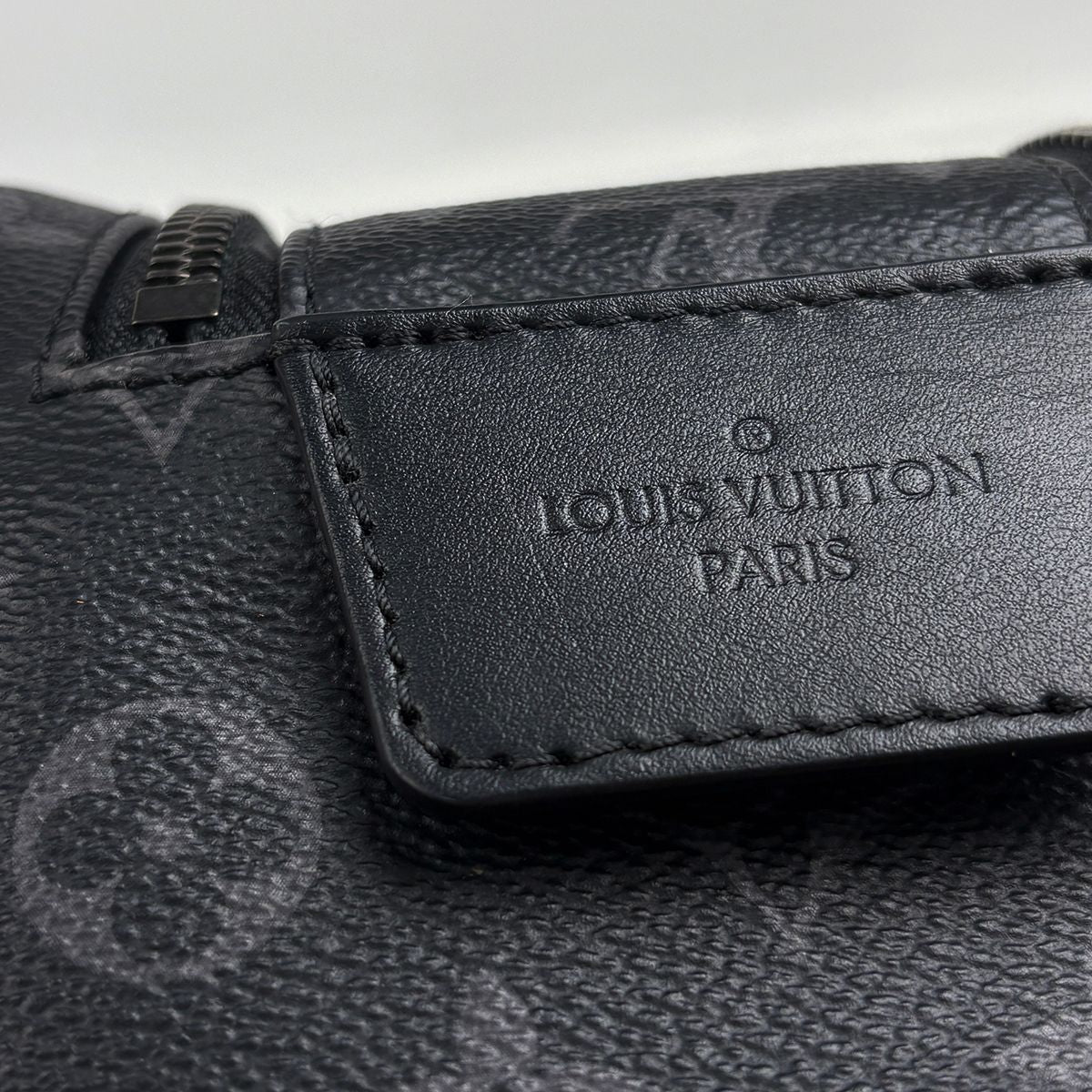Louis Vuitton Dop Kit Pouch Travel Bag Second Damier Graphite Black — view 4