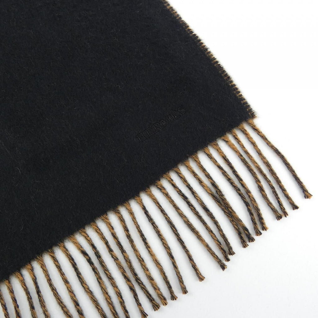 Hermes Scarf Cashmere Black — view 2