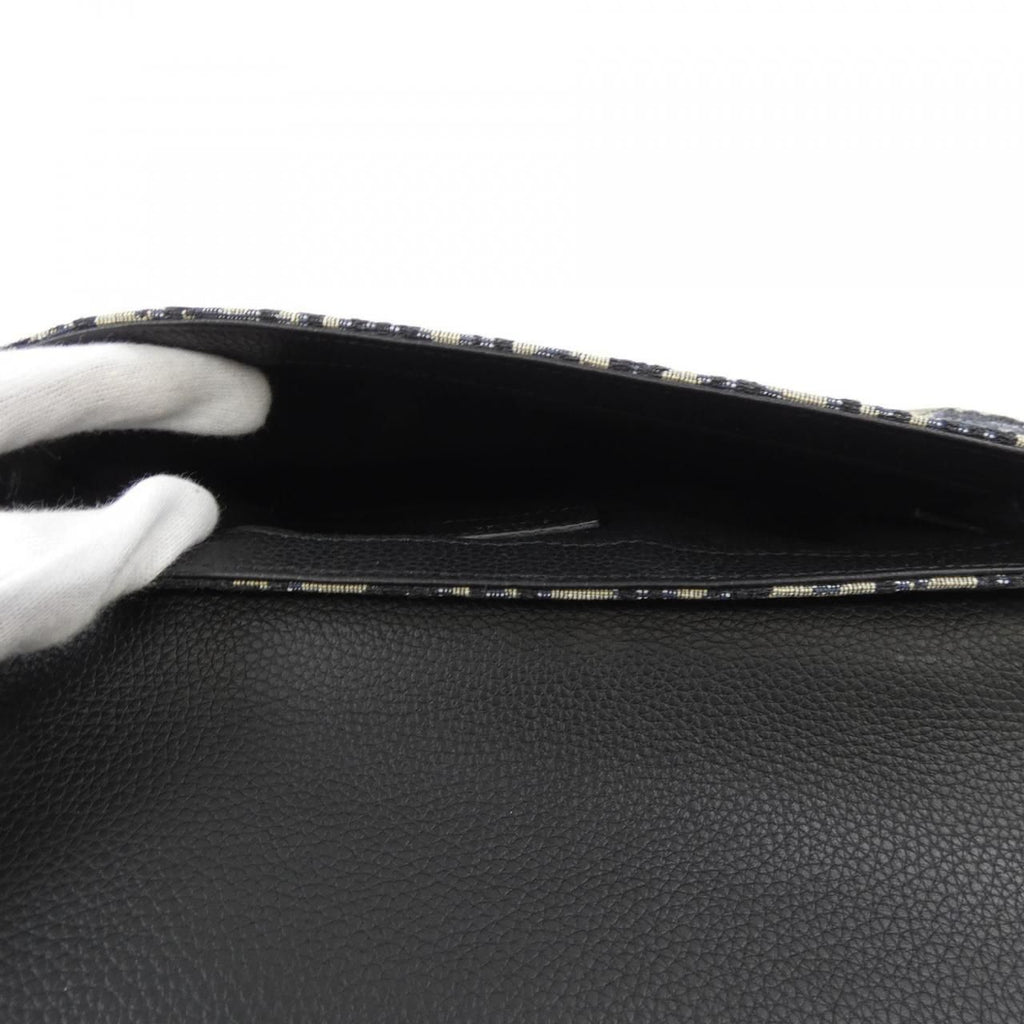 Dior Blue Jacquard Bag — view 6