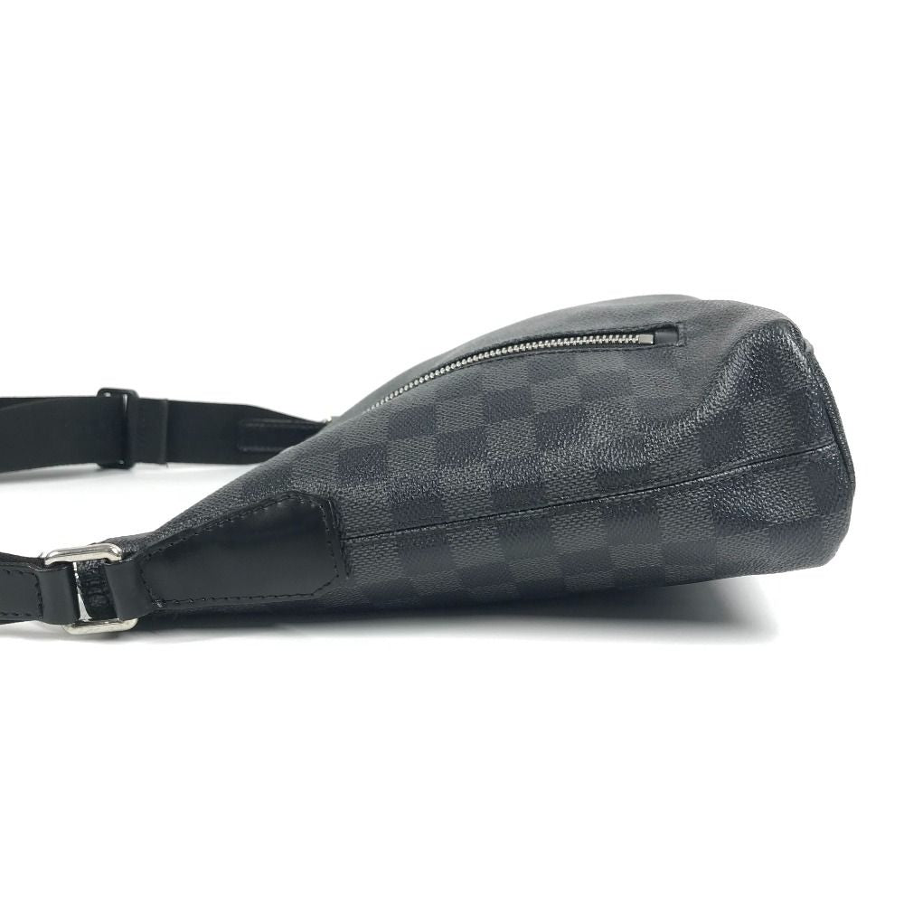 Louis Vuitton Shoulder Bag Mick PM Damier Graphite Canvas Black — view 3