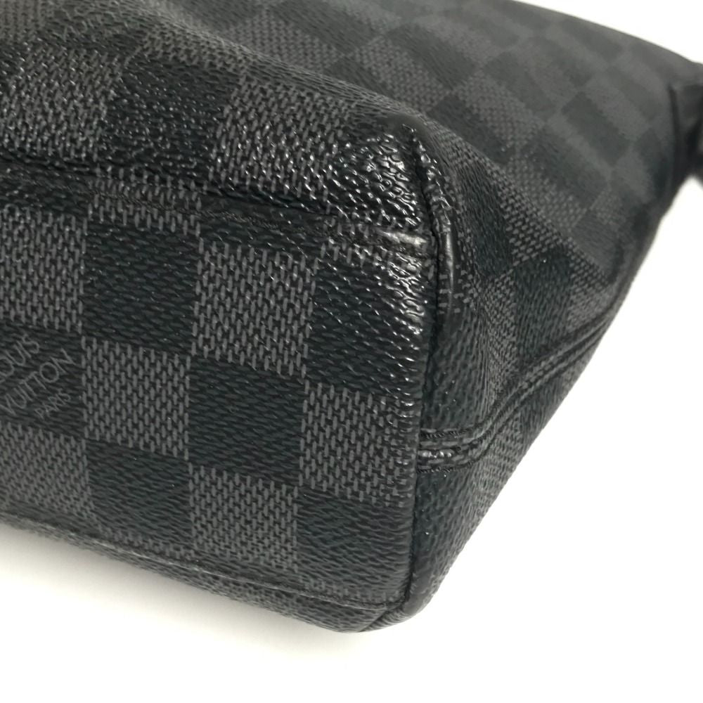 Louis Vuitton Shoulder Bag Mick PM Damier Graphite Canvas Black — view 6
