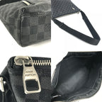 Louis Vuitton Shoulder Bag Mick PM Damier Graphite Canvas Black — view 7