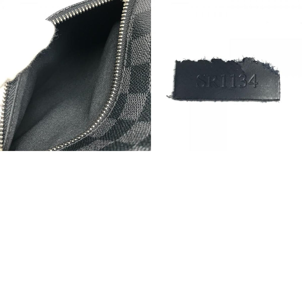 Louis Vuitton Shoulder Bag Mick PM Damier Graphite Canvas Black — view 9