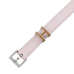 Hermes Belt Pop 15 Mobu Perlee Chai Silver Epsom 70 Mauve Pale — view 4