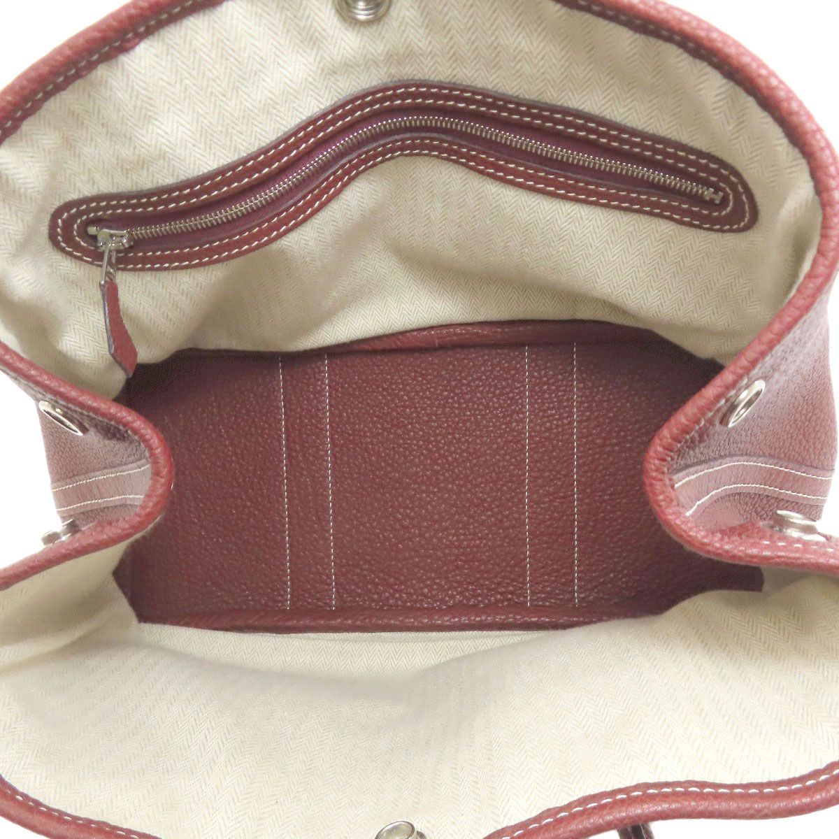 Hermes Garden Party Tpm Silver Handbag Negonda — view 5