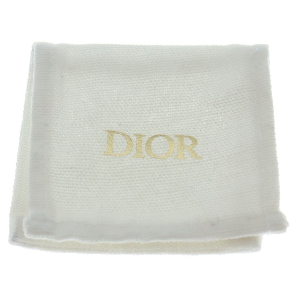 Dior Ribbon Pearl Earrings Rhinestone Gold — view 6