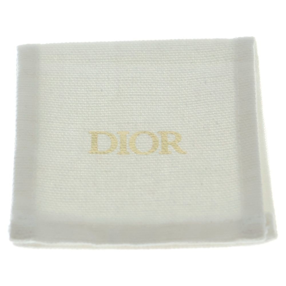 Dior Logo Ring Rhinestone Gold M — view 7