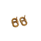 Dior Christian Clair D Lune Pearl Stud Earrings Gold Color — view 6