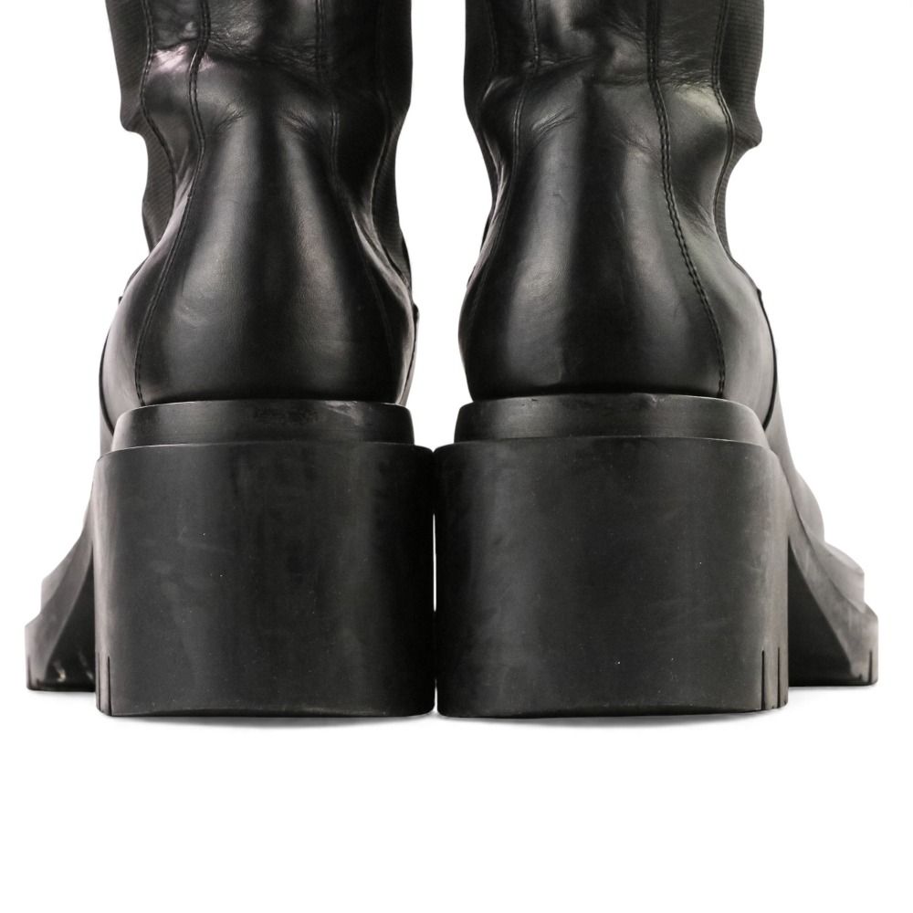 Bottega Veneta Rug Long Boots 38 Black — view 6