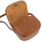 Celine Folco Cuir Triomphe Shoulder Bag Brown — view 6