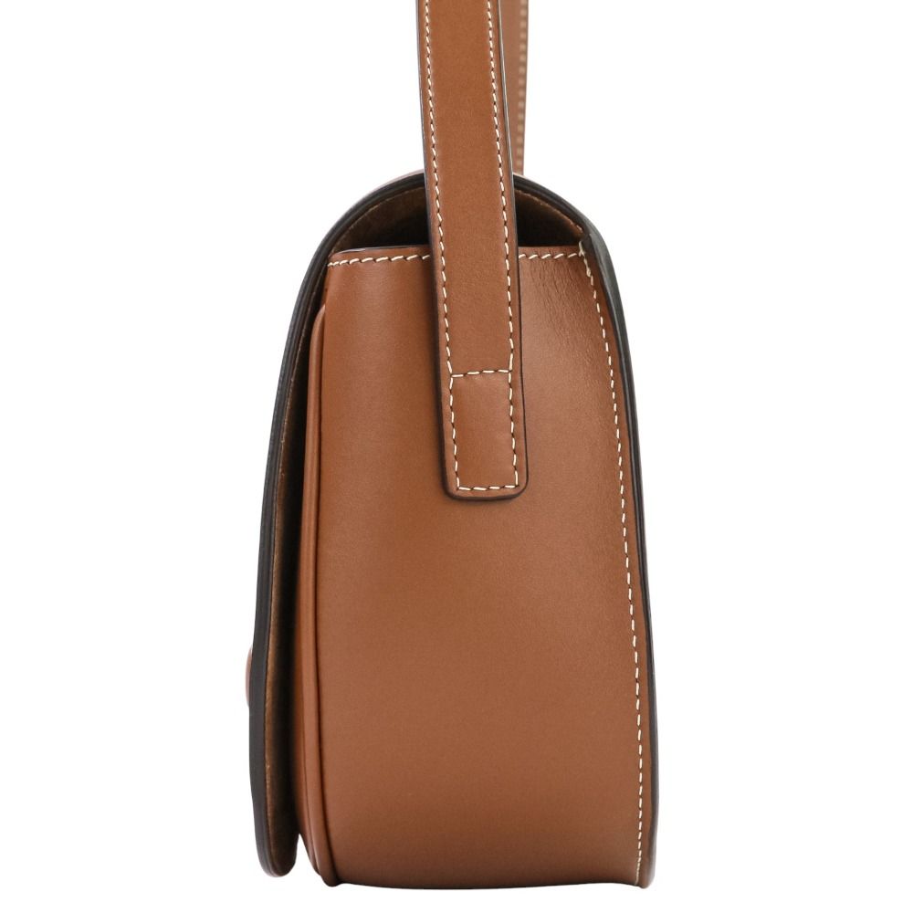 Celine Folco Cuir Triomphe Shoulder Bag Brown — view 3
